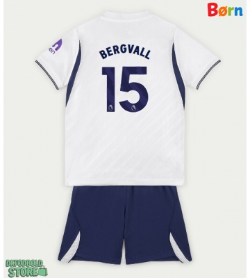 Tottenham Hotspur Lucas Bergvall #15 Replika Babytøj Hjemmebanesæt Børn 2026-27 Kortærmet (+ Korte bukser)